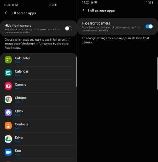 cámara del Samsung Galaxy S10