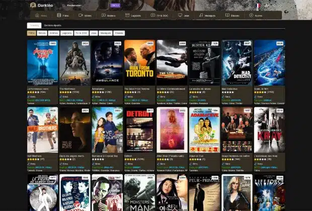 sites de streaming